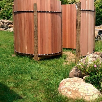 Gayhead Realty - Barn outdoor shower - Real Estate Agents Near Me - Aquinnah, Massachusetts