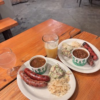 Rosamunde Sausage Grill - Two 2 sausage plates - German Near Me - San Francisco, California Rosamunde Sausage Grill - Two 2 sausage plates - German Near Me - San Francisco, California