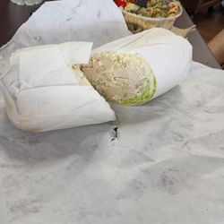 Chicken Salad Wrap full of goodness