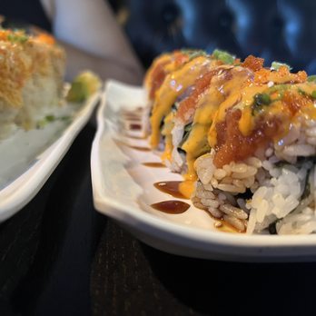 Sushi Hook - two plates of sushi on a table - Sushi Bars Near Me - Sacramento, California