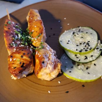 Kumo Rooftop - BBQ salmon skewers@ Kumo Rooftop! - Lounges Near Me - Carolina, Puerto Rico