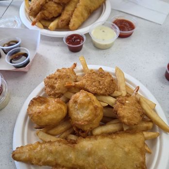 Kitty's Fish & Chips - Fish, scallops, and shrimp. With the dipping sauces of your choice. - Seafood Near Me - Covina, California Kitty's Fish & Chips - Fish, scallops, and shrimp. With the dipping sauces of your choice. - Seafood Near Me - Covina, California