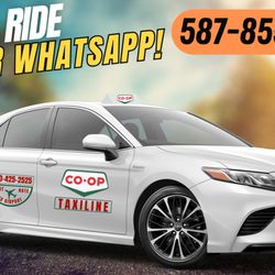Co-op Taxi Line - Looking for reliable transportation in Edmonton? Contact Co-op Taxi! Send us a message through text or WhatsApp at 587-855-9876, or download