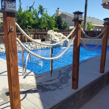 Secard Pools & Spas - This is an Island pool - Hot Tub & Pool Near Me - Menifee, California