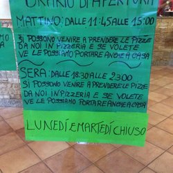 Pizzeria D Asporto Il Veliero - Orario d'apertura
