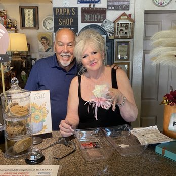 Antique Rose Florist - The Montoya Lovebirds are warm & friendly in sharing their joy! Debbie just created this beautiful wristlet for Grandma's Birthday! - Florists Near Me - Henderson, Nevada