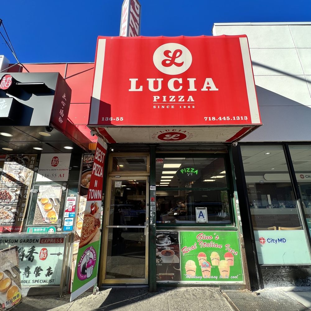 Lucia Pizza - Storefront - Pizza Near Me - Flushing, New York Lucia Pizza - Storefront - Pizza Near Me - Flushing, New York