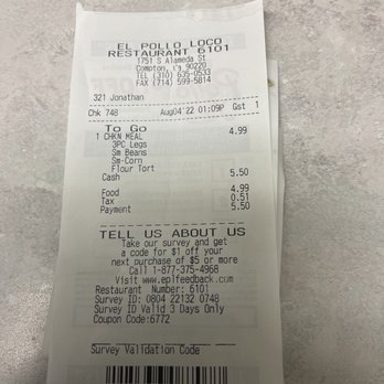 El Pollo Loco - Fast Food Near Me - Compton, California