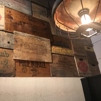Old Fields Barbecue - Nice wall decor and rustic lamp - Barbeque Near Me - Huntington, New York Old Fields Barbecue - Nice wall decor and rustic lamp - Barbeque Near Me - Huntington, New York