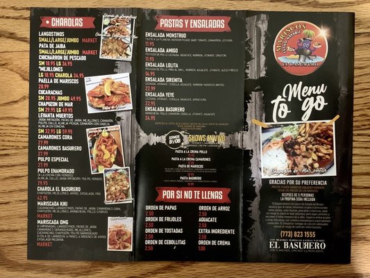 Menu photo 2 El Basurero Chicago, IL Menu photo 2 El Basurero Chicago, IL