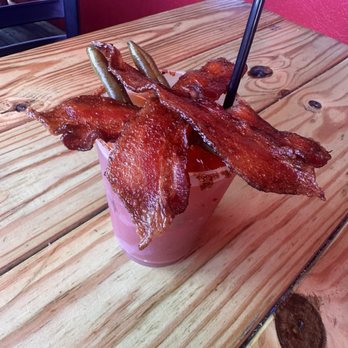 Crabcake Factory USA - Bloody Mary with bacon - Seafood Near Me - Ocean City, Maryland Crabcake Factory USA - Bloody Mary with bacon - Seafood Near Me - Ocean City, Maryland