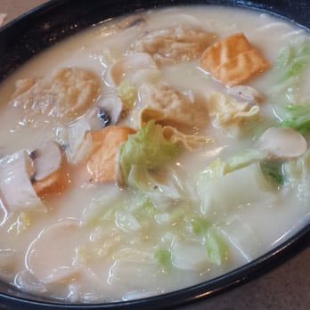 Deer Garden Signatures - Original Fish Soup with Fish Tofu and Fish Puffs - Chinese Near Me - Richmond Hill, Ontario Deer Garden Signatures - Original Fish Soup with Fish Tofu and Fish Puffs - Chinese Near Me - Richmond Hill, Ontario