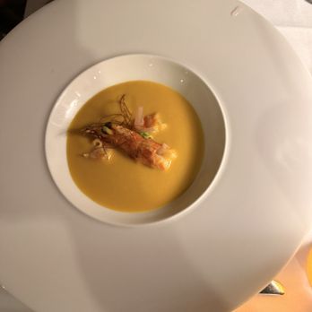 Ama Ama Restaurant - Squash soup (first course) - New American Near Me - Kapolei, Hawaii Ama Ama Restaurant - Squash soup (first course) - New American Near Me - Kapolei, Hawaii