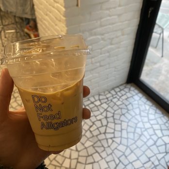 Do Not Feed Alligators - Iced latte - Bookstores Near Me - New York, New York
