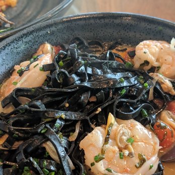Aerlume - Squid ink tagliatelle - New American Near Me - Seattle, Washington