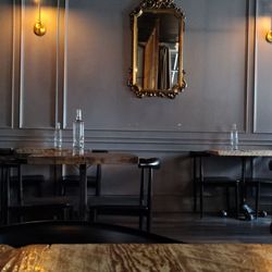 Inside vibes - dimly lit and intimate