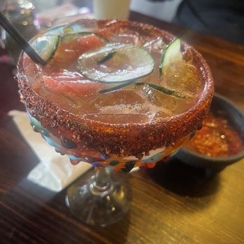 El Tarasco - Watermelon Cucumber Margarita - Mexican Near Me - Sylmar, California