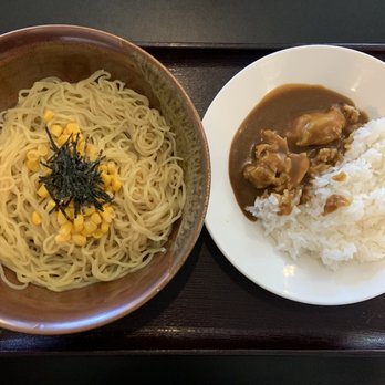Ducks - Lunch combo Cold Ramen with mini chicken curry - Japanese Curry Near Me - San Gabriel, California Ducks - Lunch combo Cold Ramen with mini chicken curry - Japanese Curry Near Me - San Gabriel, California