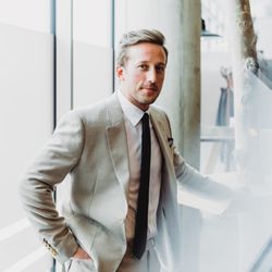 Bespoke Edge - Tan wedding suit or business suit
