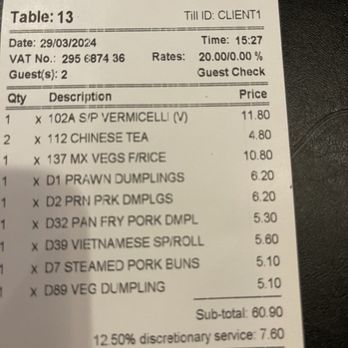 Imperial China - Not bad for all that food - Chinese Near Me - London, XGL Imperial China - Not bad for all that food - Chinese Near Me - London, XGL