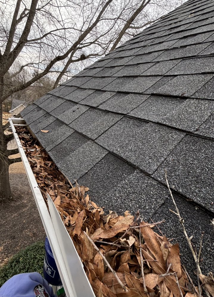Slide of Studs Gutter Cleaning