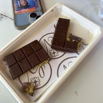LeVant Dessert - The famous Dubai Chocolate bar. - Desserts Near Me - Menlo Park, California LeVant Dessert - The famous Dubai Chocolate bar. - Desserts Near Me - Menlo Park, California
