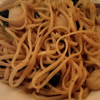 Nap's Cucina Mia - Pasta Popeye with scallops - Italian Near Me - Indiana, Pennsylvania Nap's Cucina Mia - Pasta Popeye with scallops - Italian Near Me - Indiana, Pennsylvania