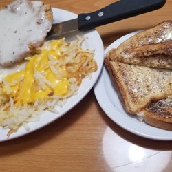 Nick's Cafe - Country Fried Chicken, Eggs, HashBrowns, and Toast