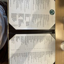 Cape Square Entertainment - The menu