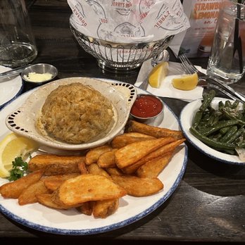 Jerry's Seafood - Crab bomb, fries and green beans. - Seafood Near Me - Bowie, Maryland Jerry's Seafood - Crab bomb, fries and green beans. - Seafood Near Me - Bowie, Maryland
