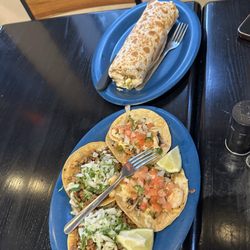 Burrito Express - Shrimp Burrito shrimp tacos tacos de asada
