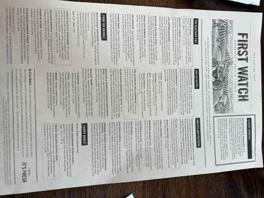 Menu photo 8 First Watch San Antonio, TX Menu photo 8 First Watch San Antonio, TX