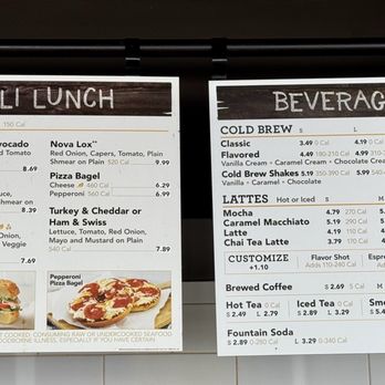 Einstein Bros. Bagels - Lunch menu - Bagels Near Me - Miami Beach, Florida