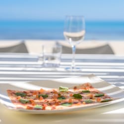 Ponderosa Beach - Carpaccio de gamba mallorquina