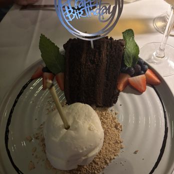 Corazon by Baires - Chocolate cake and vanilla ice cream dessert - Latin American Near Me - Orlando, Florida Corazon by Baires - Chocolate cake and vanilla ice cream dessert - Latin American Near Me - Orlando, Florida