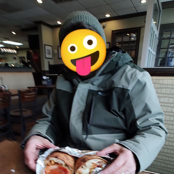 East End Pizza - Me posing with that Chicken Cutlet Parmigiana - Pizza Near Me - Long Beach, New York
