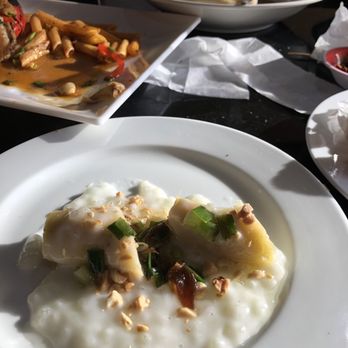 Hott Catering - just a quick coconut milk & banana dessert chef tho whipped up for us, not on the menu - Caterers Near Me - San Marcos, California