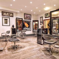 Ego Salon - Brampton location has won best salon from readers choice awards multiple times.   Everyone's very  friendly,  they make great cappuccinos.