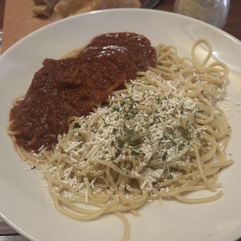 The Old Spaghetti Factory - Managers favorite. Meat sauce and mizzithra cheese - Italian Near Me - Lynnwood, Washington The Old Spaghetti Factory - Managers favorite. Meat sauce and mizzithra cheese - Italian Near Me - Lynnwood, Washington