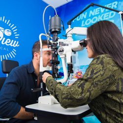 Seaview Optical - Dr. Radice with patient
