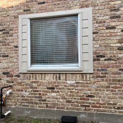 Plat Realty - This is the view I have from my kitchen window. A split master bath window that needs to be replaced.