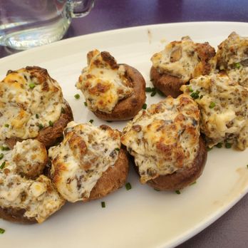 Sugar Mama Cafe - Sausage stuffed mushroom appetizer - Cafes Near Me - Anacortes, Washington