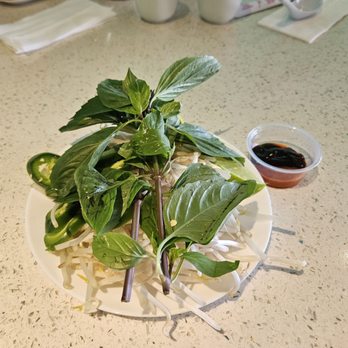 Pho Super Bowl - Alhambra - Veggies for two bowls of pho. I try to use it all so it's not wasted. - Vietnamese Near Me - Alhambra, California Pho Super Bowl - Alhambra - Veggies for two bowls of pho. I try to use it all so it's not wasted. - Vietnamese Near Me - Alhambra, California