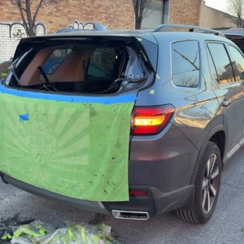Mata's Auto Glass - Pilot  2023  Back Glass Replacement - Auto Glass Services Near Me