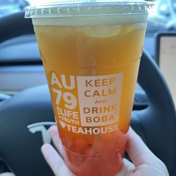 Au79 Teahouse - Keep calm and drink "pink" boba. - Coffee & Tea Near Me - Arcadia, California
