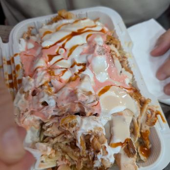 Yaseen's Shawarma - Chicken on stone with rice. - Middle Eastern Near Me - Mississauga, Ontario Yaseen's Shawarma - Chicken on stone with rice. - Middle Eastern Near Me - Mississauga, Ontario