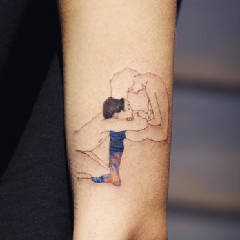 MODO Ink Tattoo - Egon Schiele's Lovers by Jason - Tattoo Near Me - Orange, California MODO Ink Tattoo - Egon Schiele's Lovers by Jason - Tattoo Near Me - Orange, California