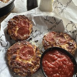 Pizza Biscuits. You get 4) of these for the price. They're decent... Pizza Biscuits. You get 4) of these for the price. They're decent...