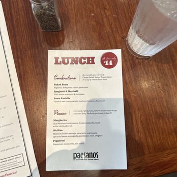 Paesanos - Lunch Menu - Italian Near Me - Davis, California Paesanos - Lunch Menu - Italian Near Me - Davis, California