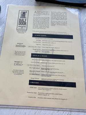 Menu photo 7 Half Door Brewing San Diego, CA Menu photo 7 Half Door Brewing San Diego, CA